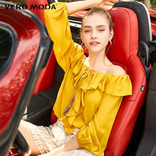 Load image into Gallery viewer, Vero Moda Women's Off-the-shoulder Ruffled Chiffon Blouse | 319158503